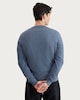 image 3 of F&F Pure Cotton Ribbed Crew Neck Jumper in Blue