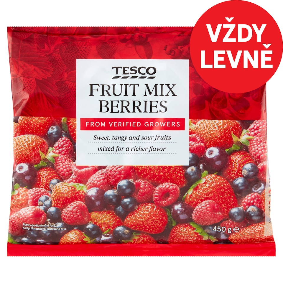 Tesco Směs ovoce 450g