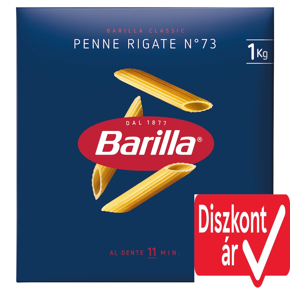 Barilla Penne Rigate Durum Wheat Semolina Pasta 1 kg