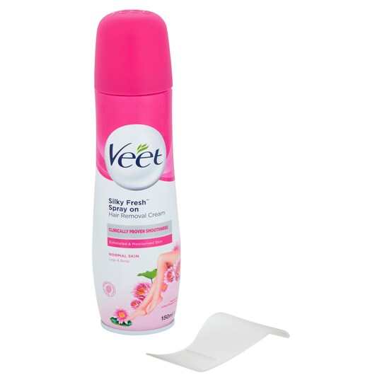 Veet Spray On Cream Normal 150Ml Tesco Groceries