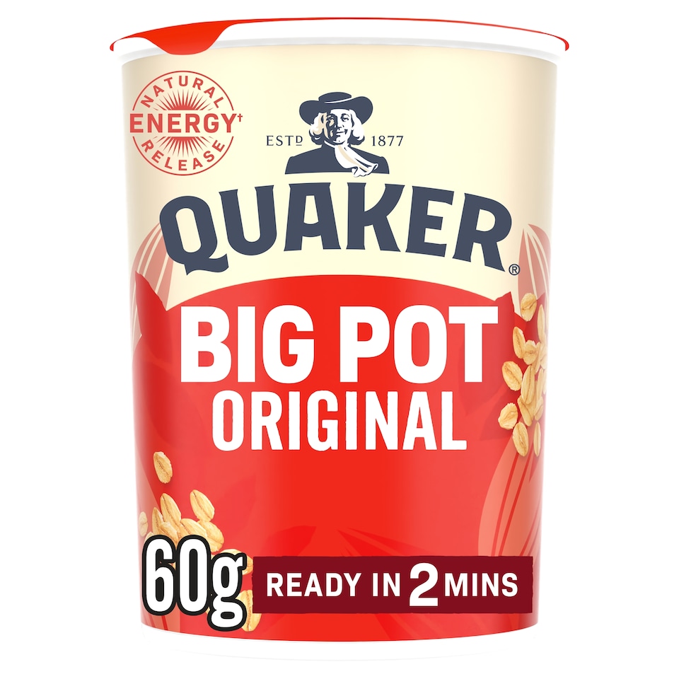 image 1 of Quaker OSS Original Oats Big Pot 60g
