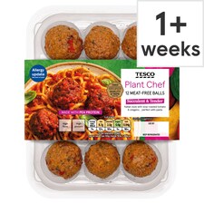 Tesco Plant Chef Meat-Free Balls 12 Pack 336g