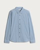 image 4 of F&F Pure Cotton Check Button-Down Shirt in Blue