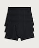 image 1 of F&F 3-Pack Supersoft Trunks in Black