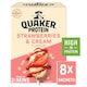 image 1 of Quaker Protein Porridge Sachets - Strawberries & Cream 8x42g