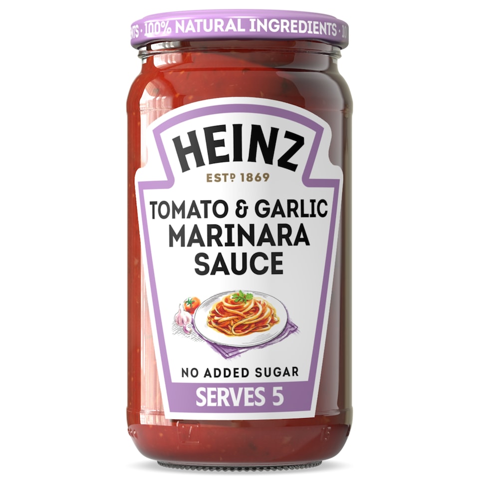 image 1 of Heinz Tomato & Garlic Marinara Sauce 490g