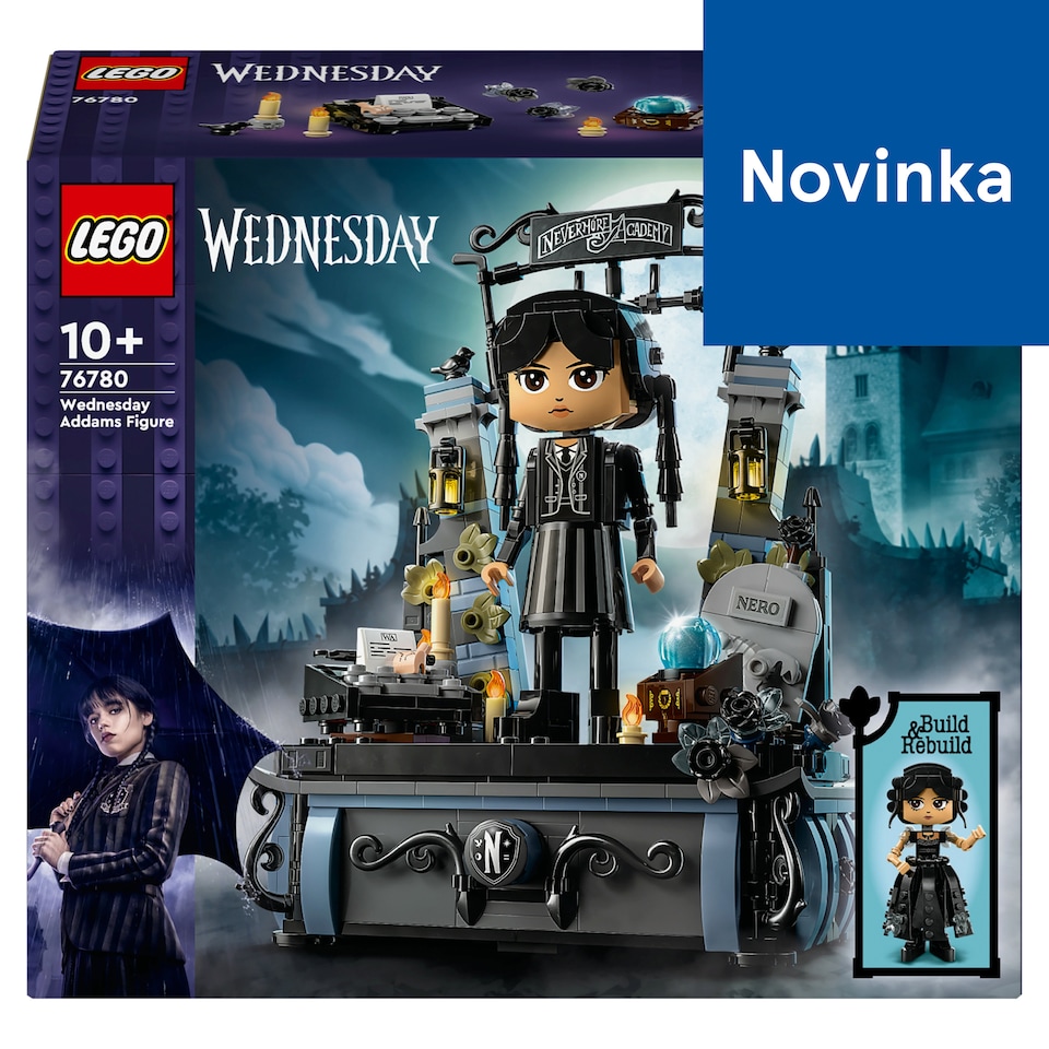 image 1 of LEGO Wednesday 76780 Wednesday Addams Figure