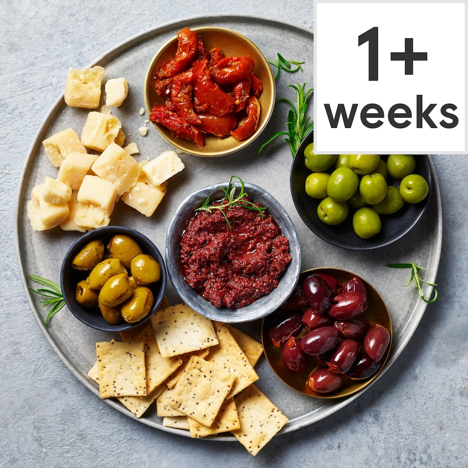 image 1 of 89. Tesco Finest Olive & Antipasti Selection Platter 685g (Serves 10)