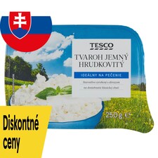 Tesco Tvaroh jemný hrudkovitý 250 g