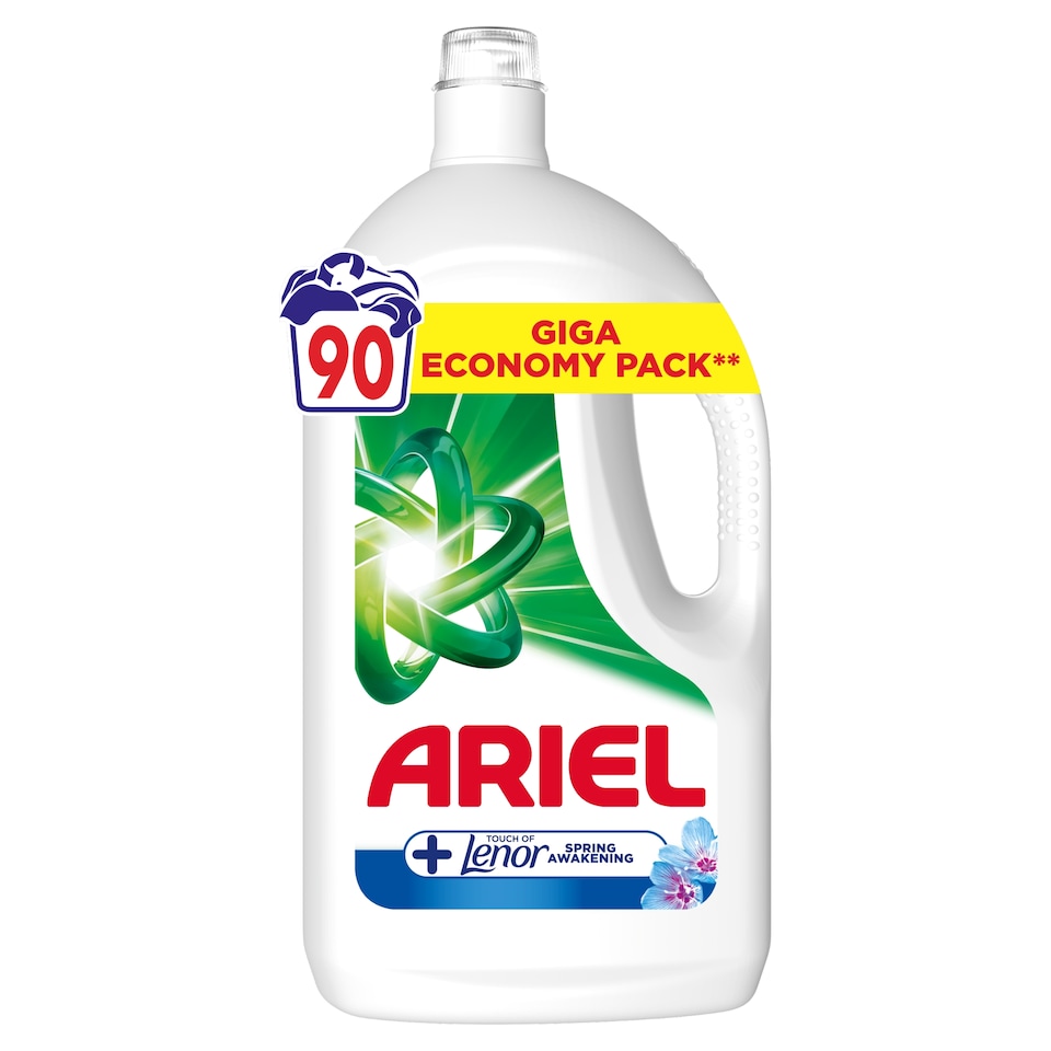 image 1 of Ariel Washing Liquid, +Touch Of Lenor Spring Awakening, 4.05l, 90 Washes