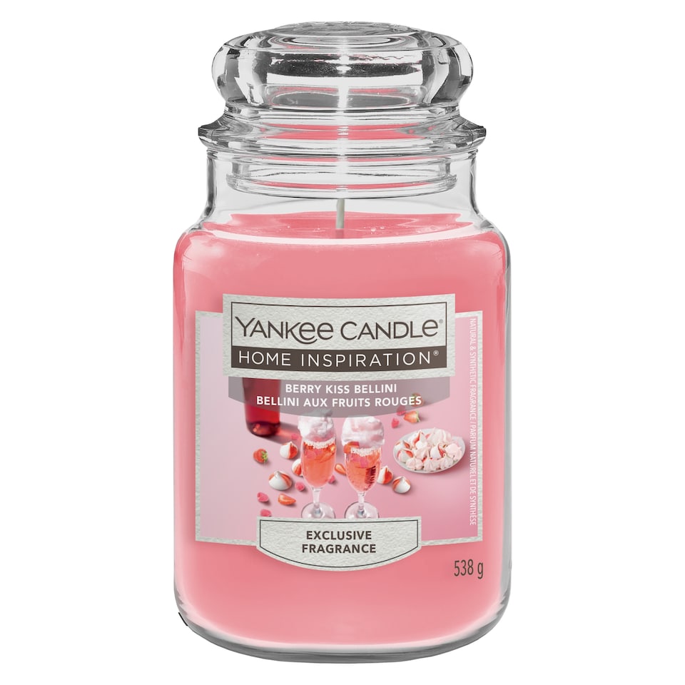 image 1 of Yankee Berry Kiss Bellini Large Jar 538g