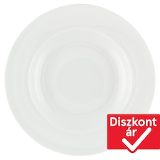 Tesco Home Core fehér porcelán mélytányér