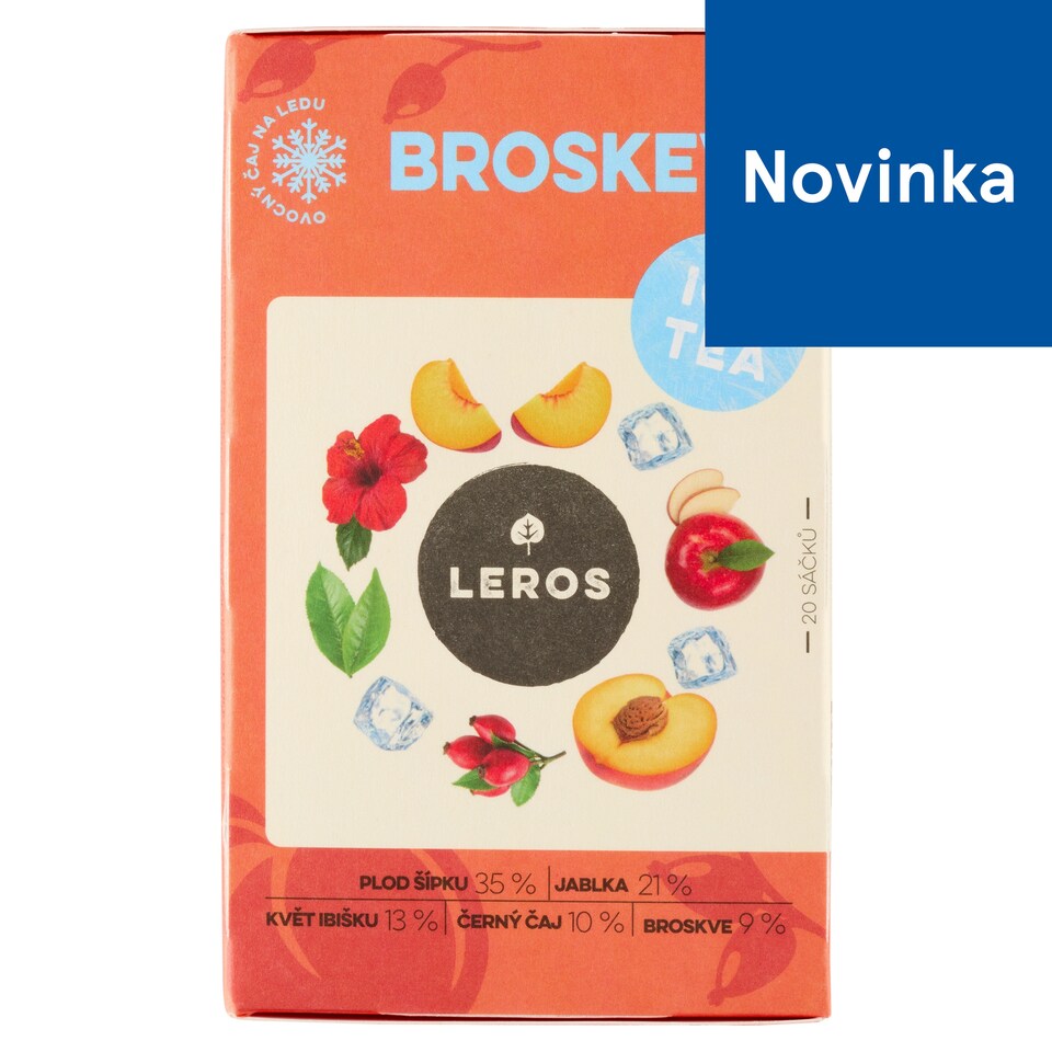 obrázok 1 z Leros Čajová chvíľka Ice Tea broskyňa 20 x 2,2 g (44 g)