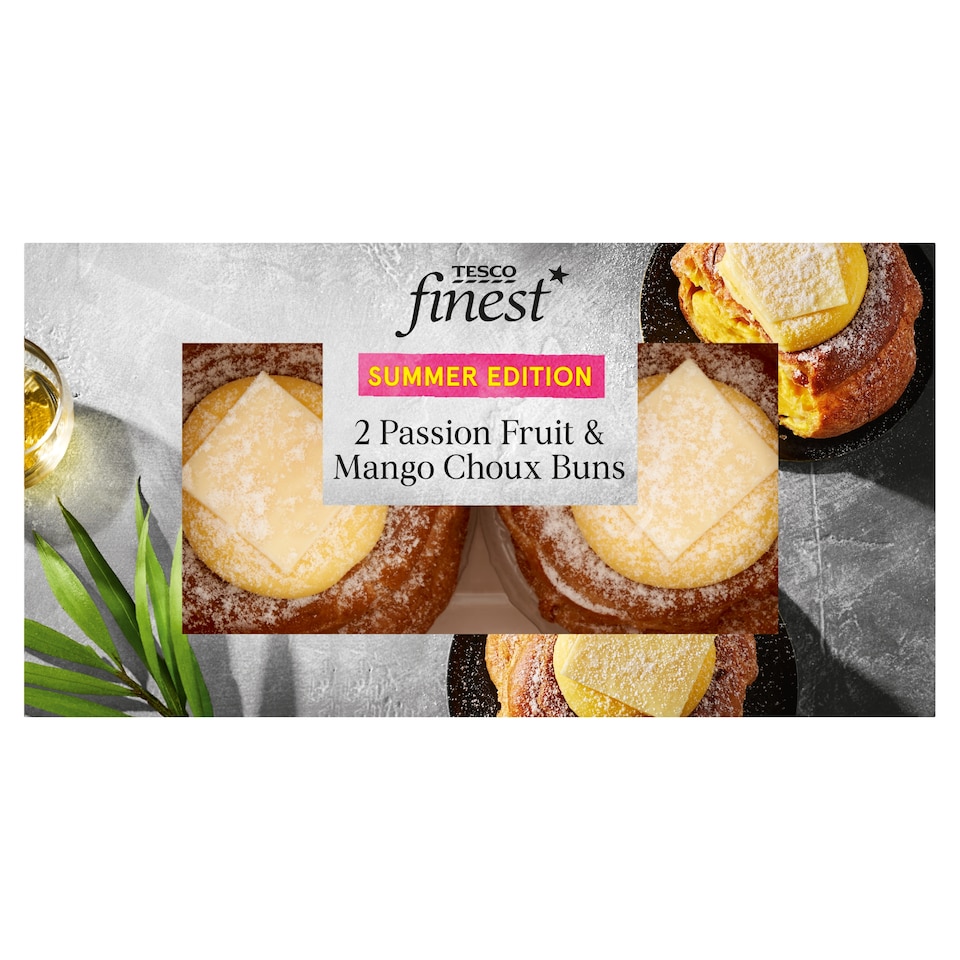 Tesco Finest 2 Tropical Choux Buns