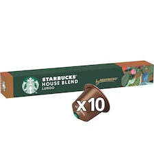 Starbucks by Nespresso House Blend Lungo Coffee Pods x10 57g