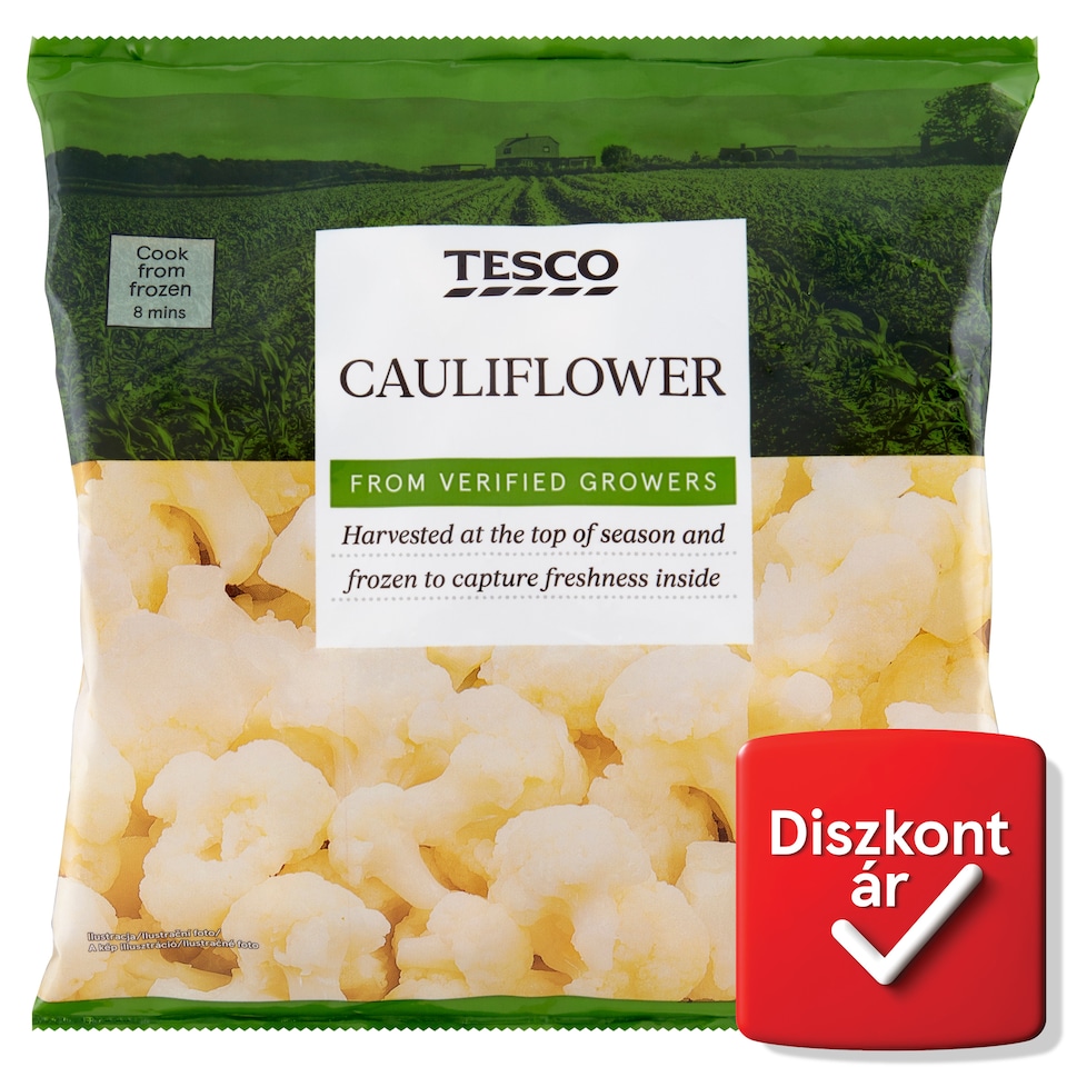 Tesco gyorsfagyasztott karfiol 450 g