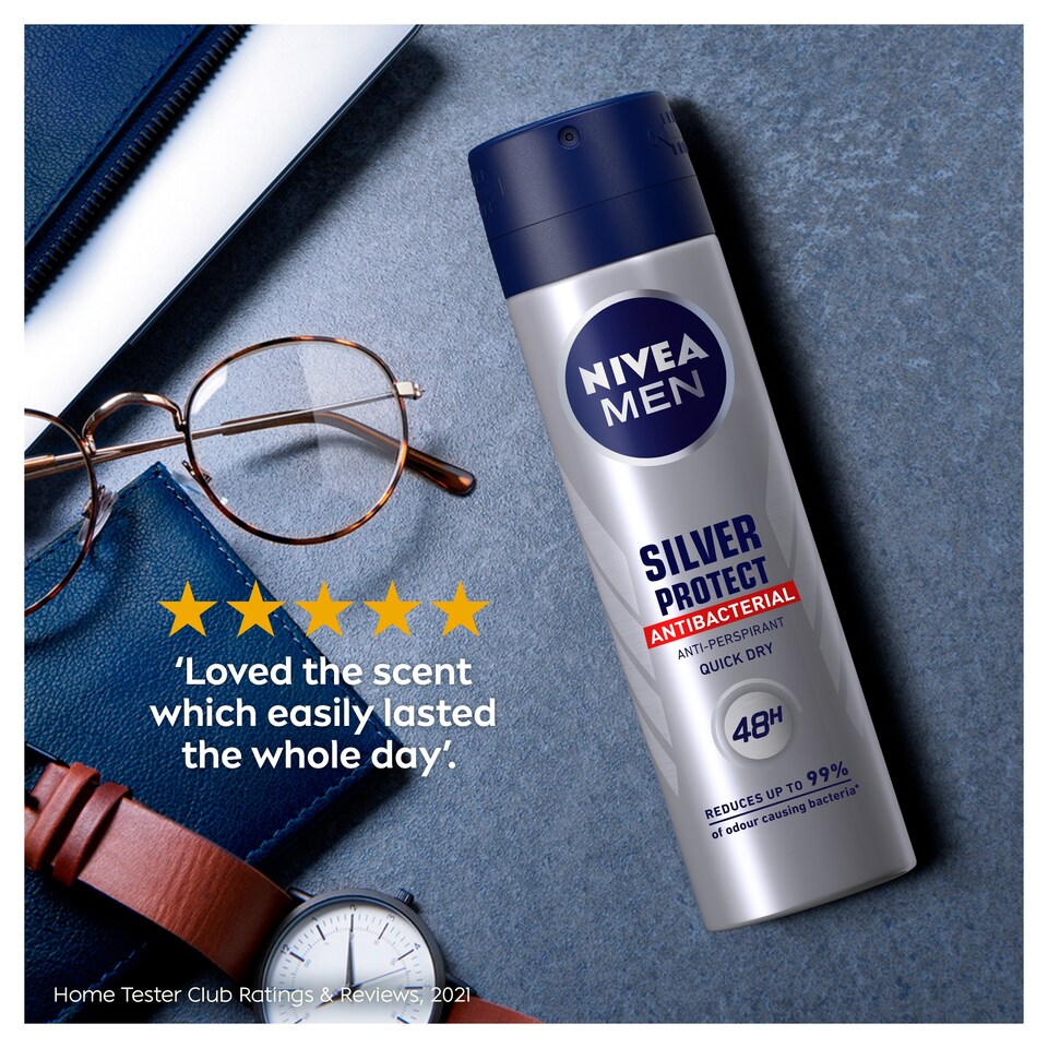 image 1 of Nivea Antiperspirant Deodorant Silver Protect 250Ml