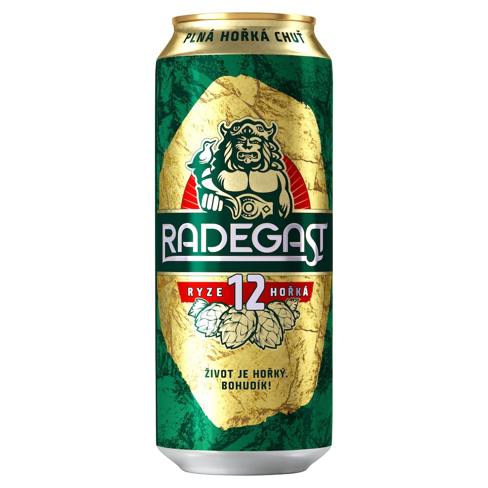 Obrázek 1 pro produkt Radegast Ryze hořká 12 pivo ležák světlý 500ml