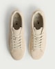 image 2 of F&F Leather Lace Up Trainers in Neutral
