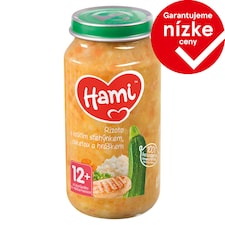 Hami príkrm Rizoto s morčacím stehienkom, cuketou a hráškom 250 g