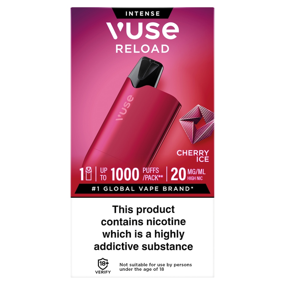 Vuse Intense Reload Pod Cherry Ice 20mg
