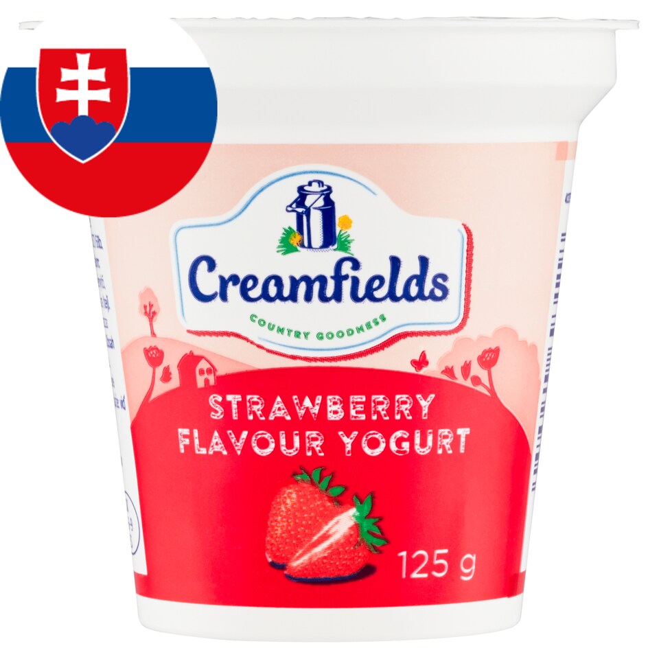 Creamfields Strawberry Flavour Yogurt 125 g