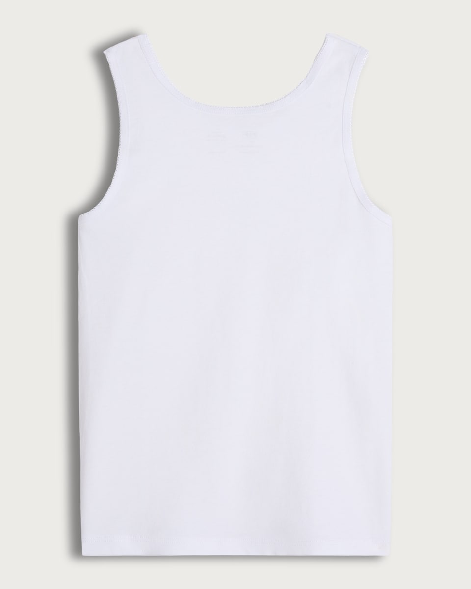 image 1 of F&F School Girls 5-Pack Pure Cotton Vests in Multi