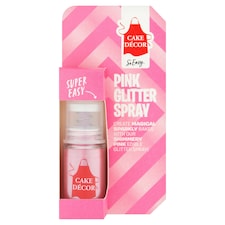 Cake Decor Pink Glitter Spray 4G