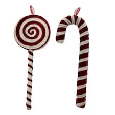 Bayswood Velvet Sweets XL Hanging Christmas Decoration Assortment