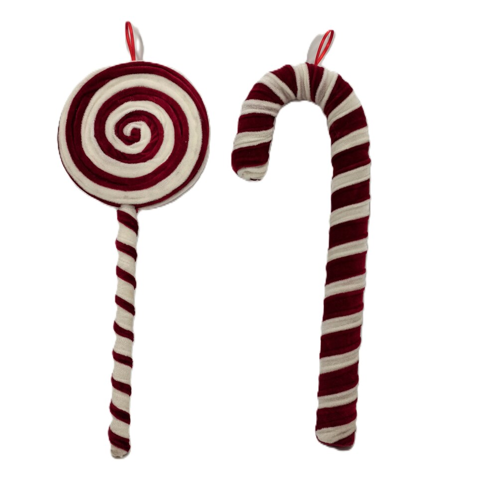 Bayswood Velvet Sweets XL Hanging Christmas Decoration Assortment