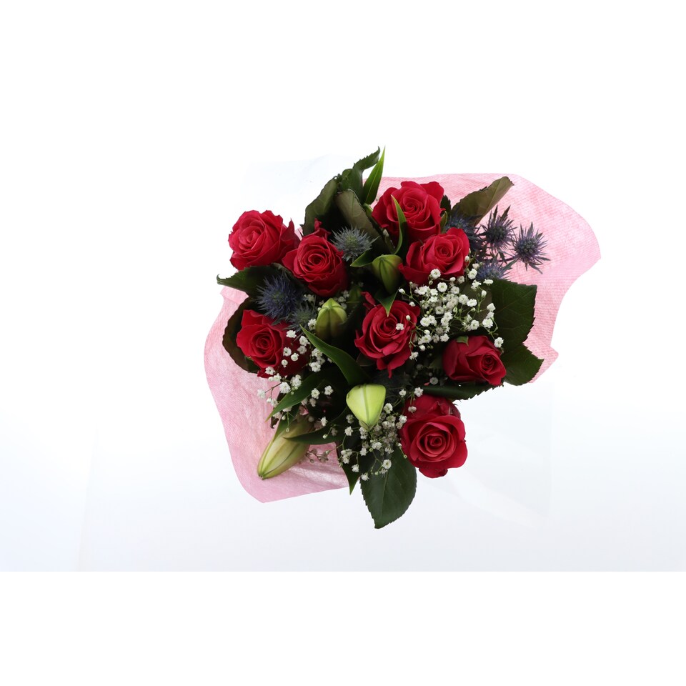Obrázek 1 pro produkt Deluxe kytice růží a lilií