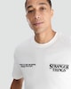 image 2 of Stranger Things Hawkins Police T-Shirt in Cream