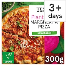 Tesco Plant Chef Stonebaked Margherita Pizza 300g