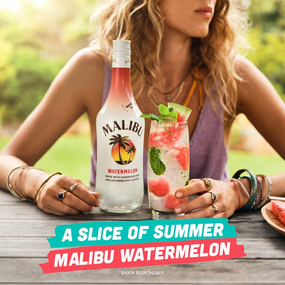 image 1 of Malibu Watermelon Rum 70Cl