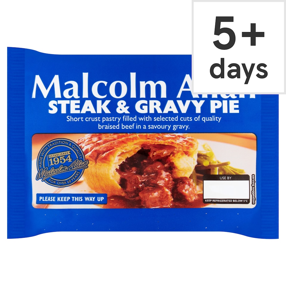Malcolm Allan Steak & Gravy Pie 230G