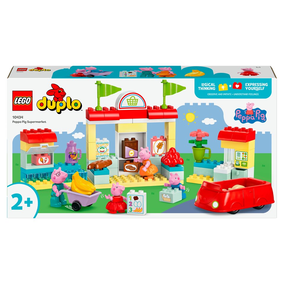 LEGO DUPLO 10434 Peppa Pig Supermarket Tesco Groceries
