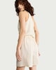 image 3 of F&F Textured Pleated Tie Waist Co-ord Shorts in Cream