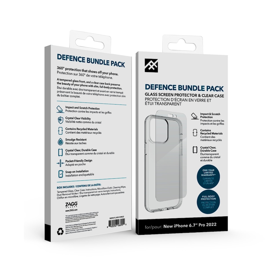 Defence Iphone 14 Pro Max Clear Bundle Pack