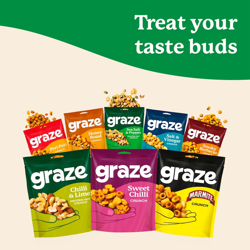 image 1 of Graze Honey Roast Crunch Sharing Bag Snack 100G