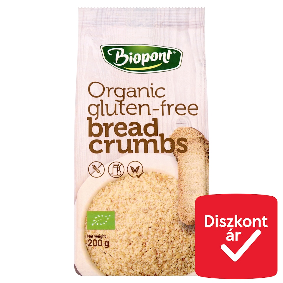 Biopont bio gluténmentes panírmorzsa 200 g
