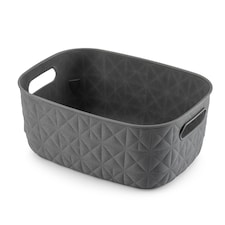 Curver Softex Grey Storage Basket Small 4L