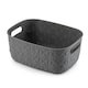 image 1 of Curver Softex Grey Storage Basket Small 4L