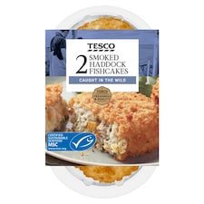 Tesco Breaded Smoked Haddock Fishcake 270G