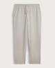 image 4 of The F&F Edit Cotton Rich Wide Leg Drawstring Joggers in Stone