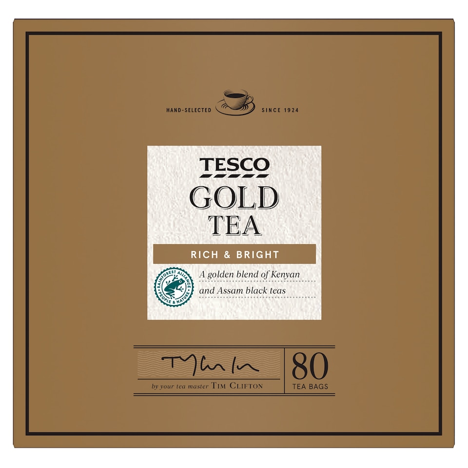 Tesco 80 Gold Tea bags 250g