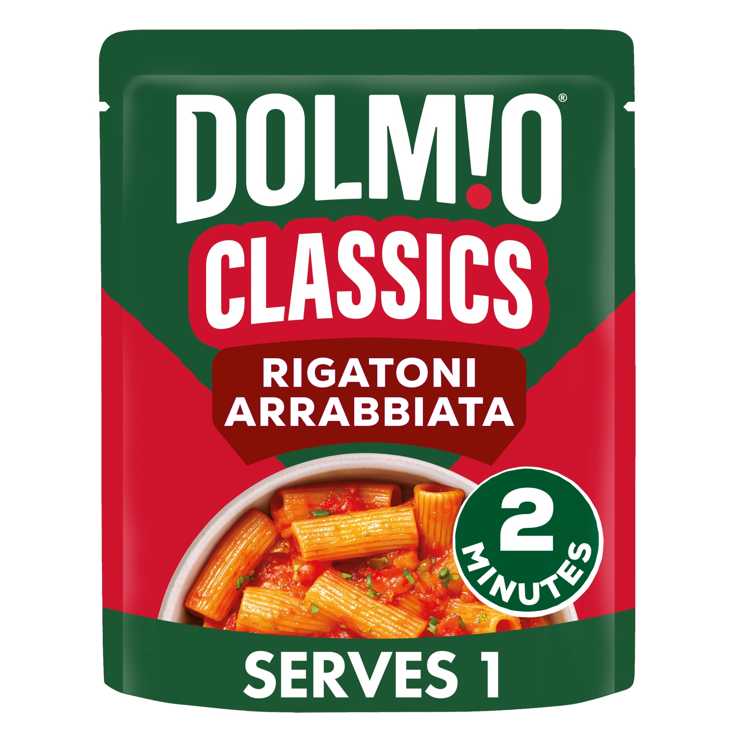 Dolmio Classics Rigatoni Arrabiata Pasta Ready Meal 250g