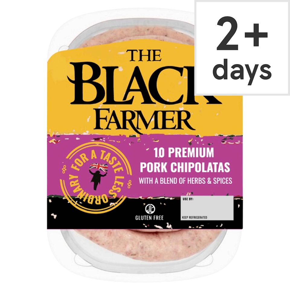The Black Farmer Pork Chipolatas 340G