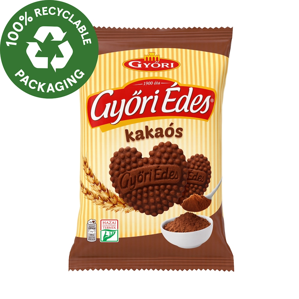Győri Édes Friable Biscuits with Cocoa 150 g