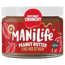 Manilife Deep Roast Crunchy Peanut Butter 275g
