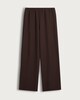 image 4 of F&F Wide Leg Elasticated Trousers in Brown